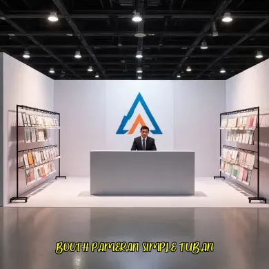 Booth Pameran Simple Tuban
